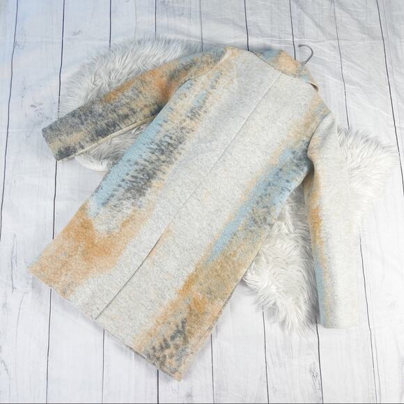 🆕 Reformation Women's Blue Lasker Coat Button Down Collar‎ Longsleeve Size XS - Picture 5 of 5